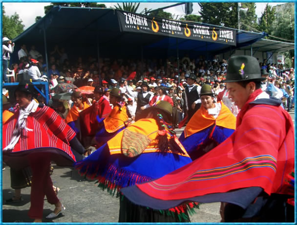 Bailes tipicos tradicionales del Ecuador