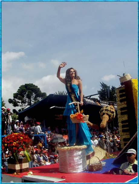 La hermosa reina Patronato Municipal