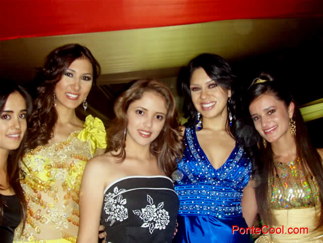 Candidatas a Miss Ecuador 2009 en Fiestas de Ambato 2009