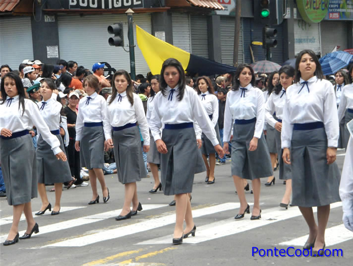 Jóvenes estudiantes de los sextos cursos