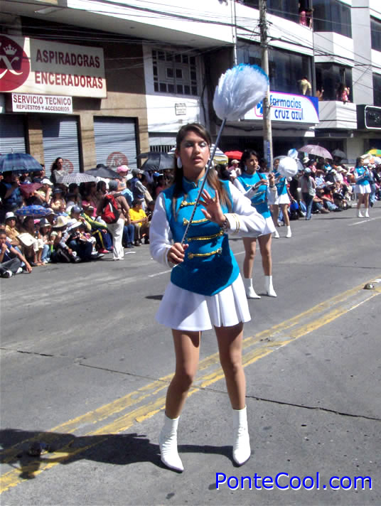 Bastoneras del Colegio Rodriguez Albornoz