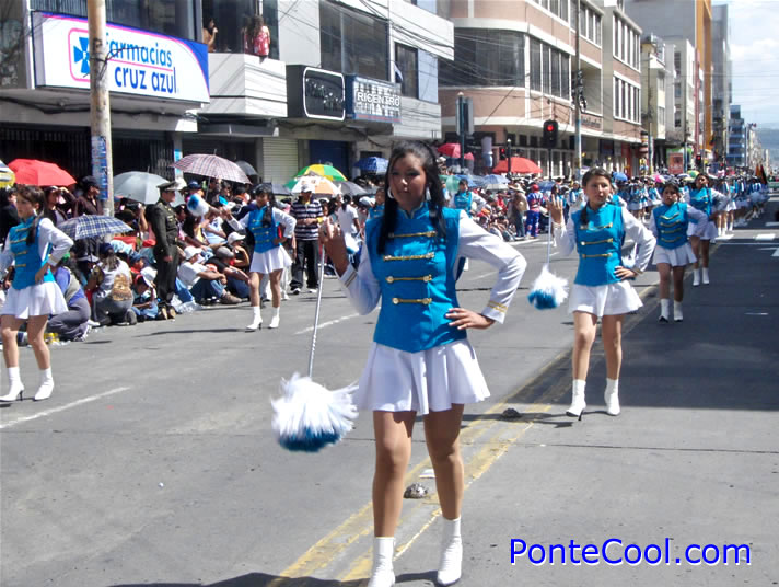 Bastoneras del Colegio Rodriguez Albornoz