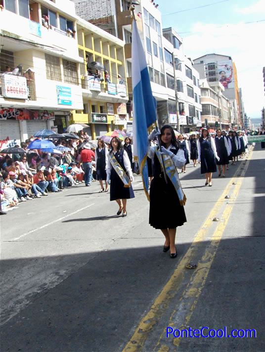 Banda de gala del Colegio Rodriguez Albornoz