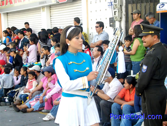 Banda de gala del Colegio Rodriguez Albornoz