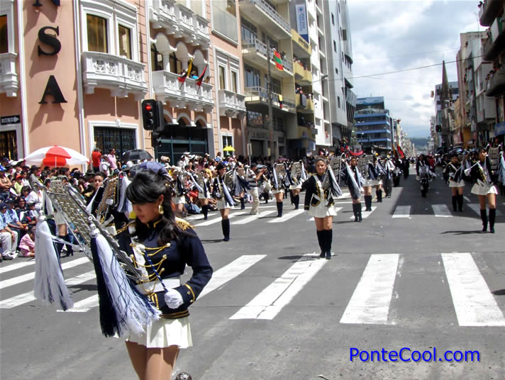 Estudiantes del Colegio Hispano América