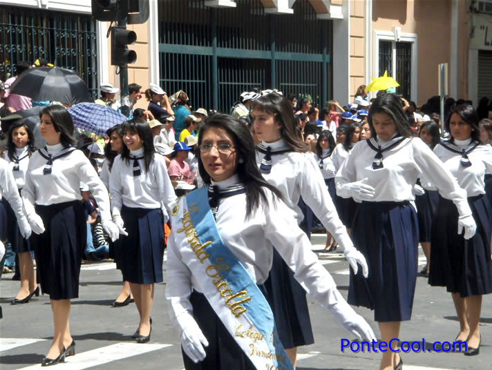 Estudiantes del Colegio la Inmaculada