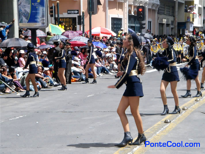 Bastoneras del Colegio Técnico Rumiñahui