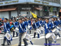La banda de gala del Colegio Ambato