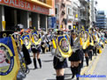 Banda de gala del colegio Rumi&ntilde;ahui